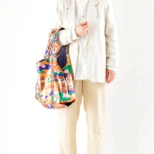 NWT Baggu Standard Reusable ToteBag Metallic Mushrooms